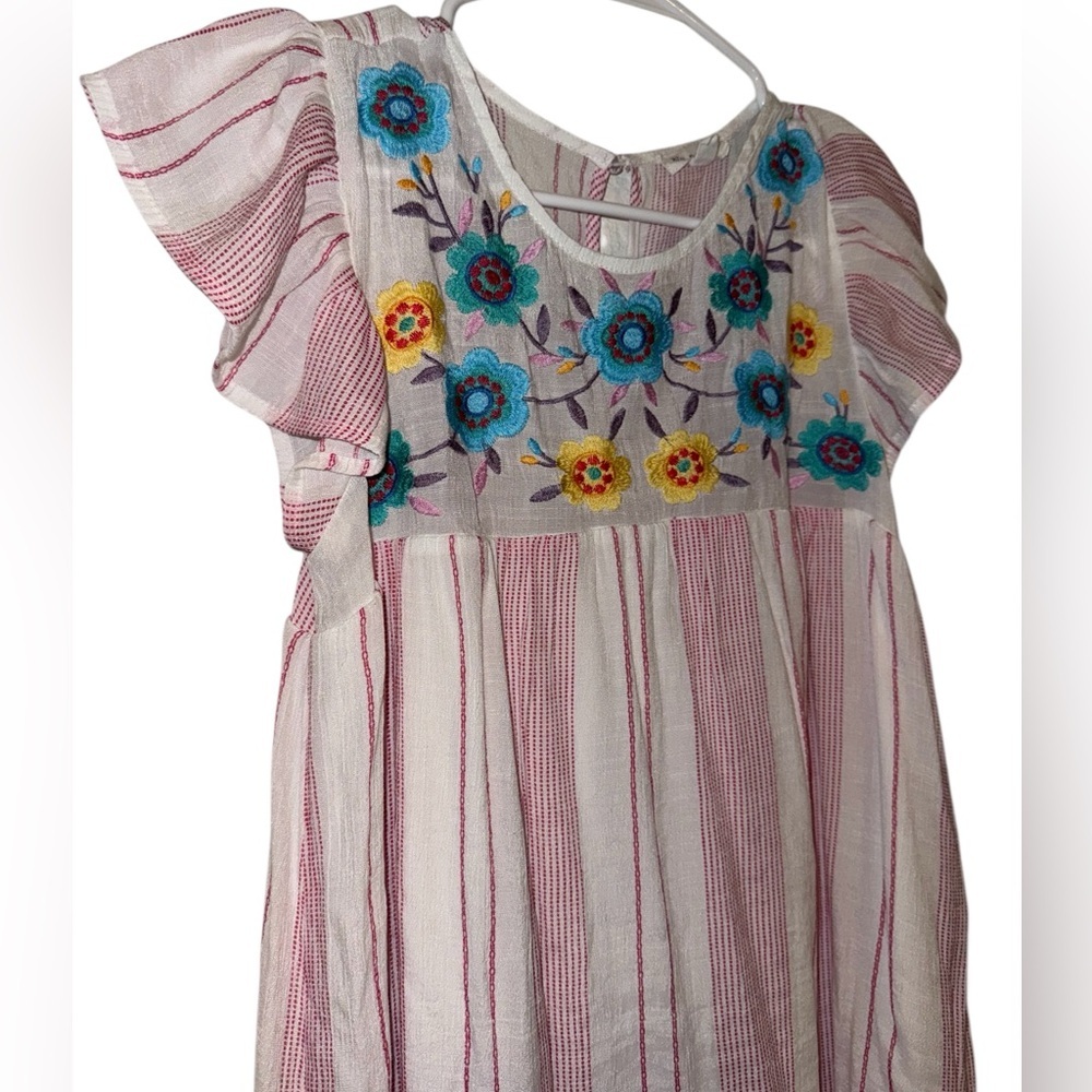 Blu Pepper Embroidered Mini Dress - Picture 4 of 7